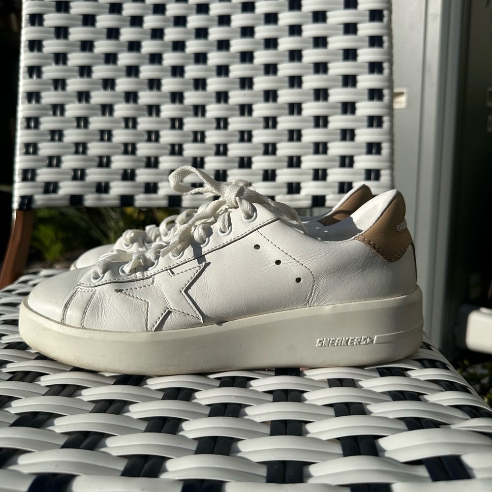 Golden goose all leather pure stars size 37